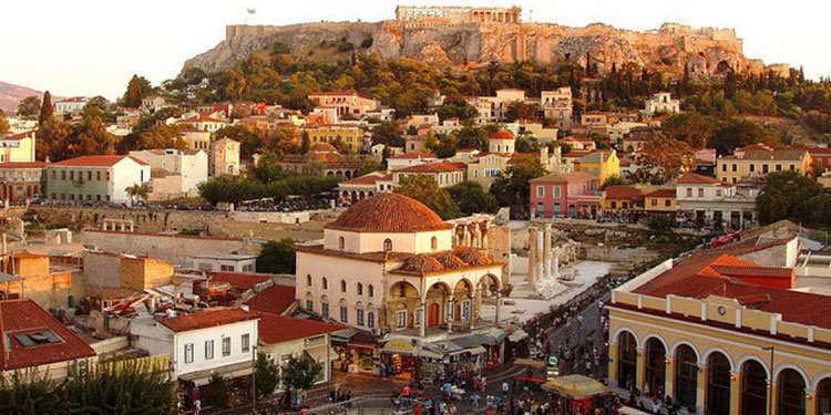 Monastiraki Square - A fascinating Athens Ancient history with a unique blend of styles, cultures & eras. 